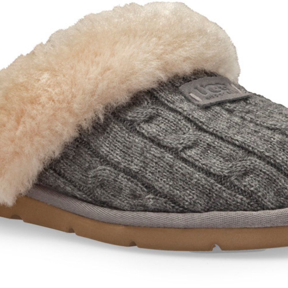 UGG Cozy Knit Slipper - Heathered Grey - Picture 2 of 4